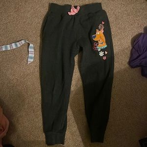 Scooby Doo joggers.